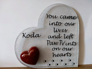 Resin Memorial Hearts